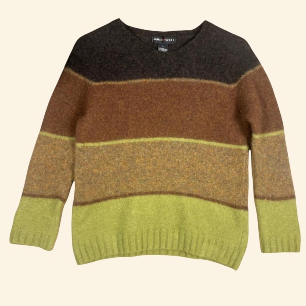 Colorful Striped Women's Sweater